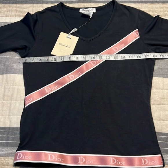 NWT,Christian Dior,Absolutely Perfect,Sinfully Soft,Black/Pink Dior,Size 42/XL - Picture 8 of 11